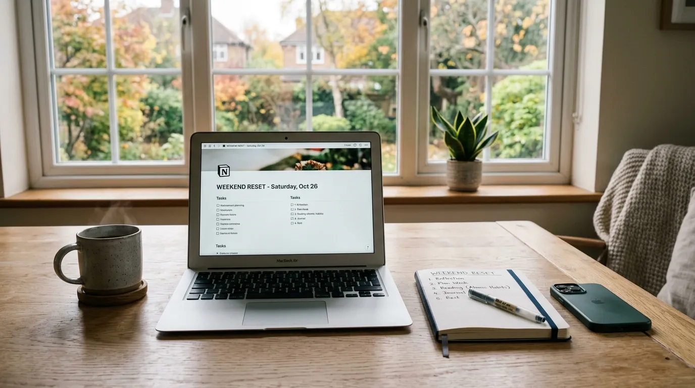 Digital Minimalism Starter Plan for One Weekend